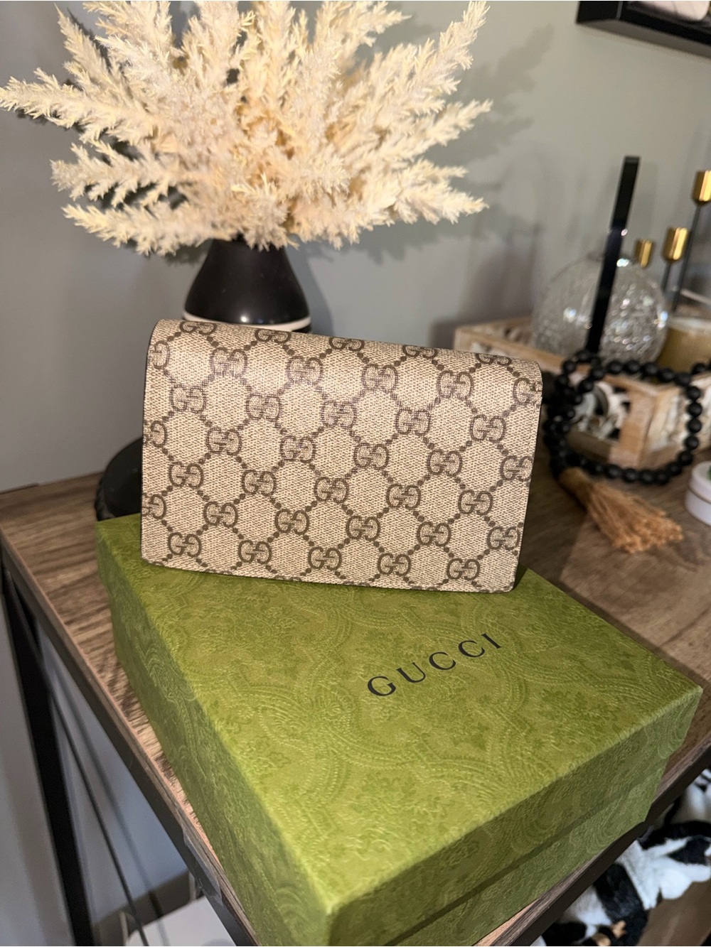 Gucci Beige GG Supreme Dionysus Mini Bag - Picture 3 of 8